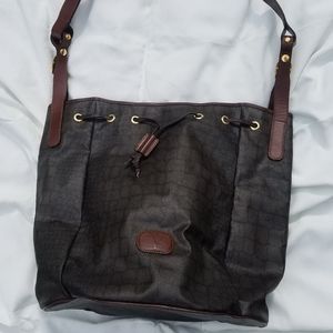 NWOT Vintage Valentino Alligator Print Bucket Bag